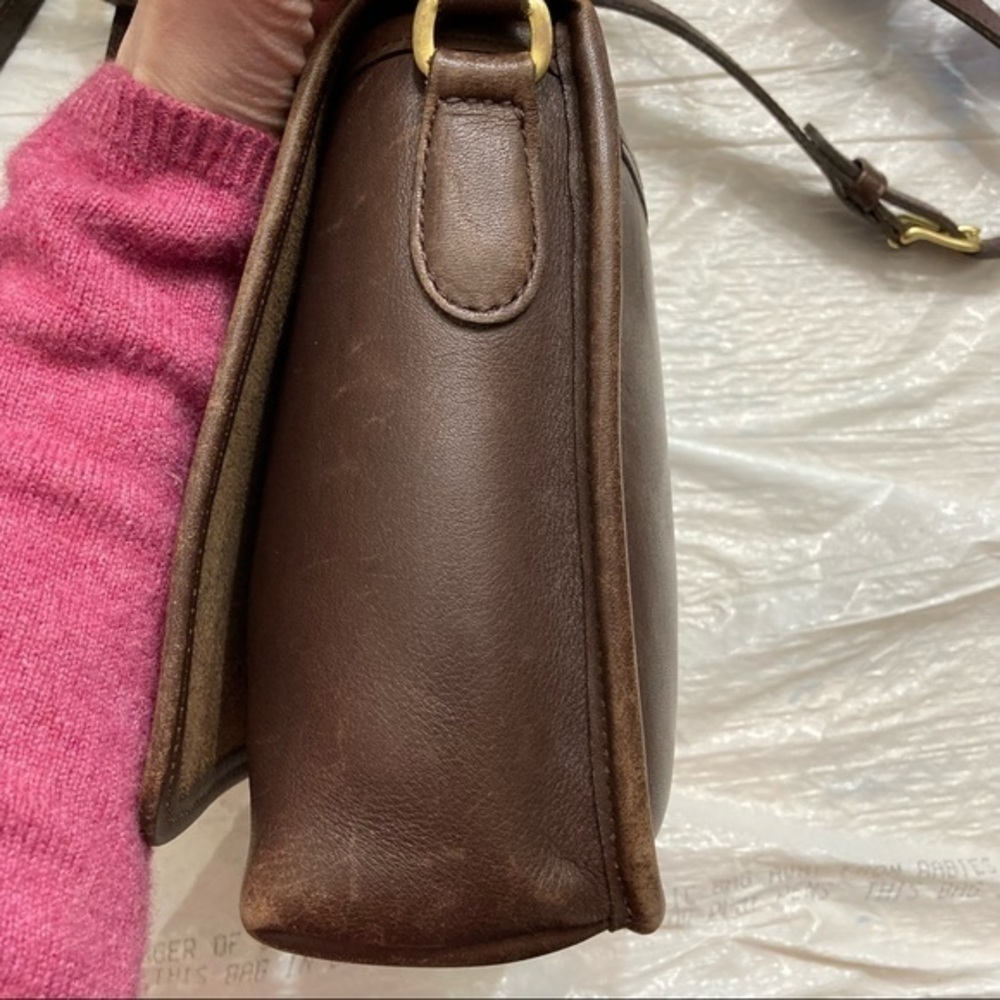 Coach vintage brown leather companion legacy messenger crossbody bag 9076 - Picture 5 of 16